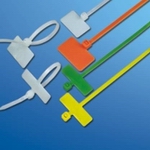 Brand plate type cable ties
